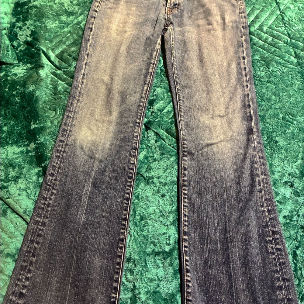 7 For All Mankind Light Blue Denim Jeans - Picture 5 of 10